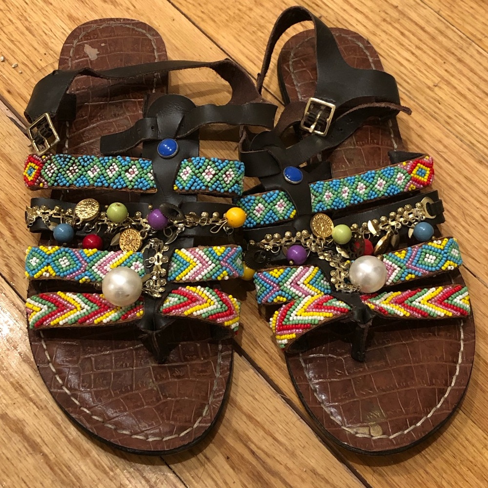Sam Edelman Funky Beaded Sandals